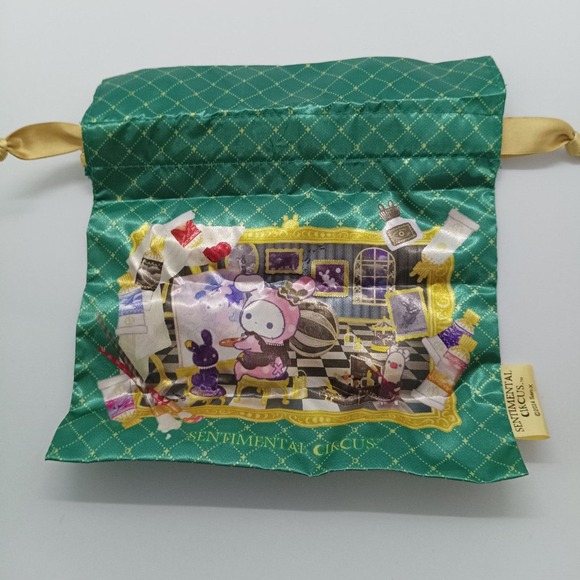 Sentimental circus drawstring pouch / bag - Picture 3 of 7